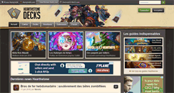 Desktop Screenshot of hearthstone-decks.com
